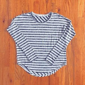 Rag & Bone/Jean Knit Striped Long Sleeves Stretch Top Small